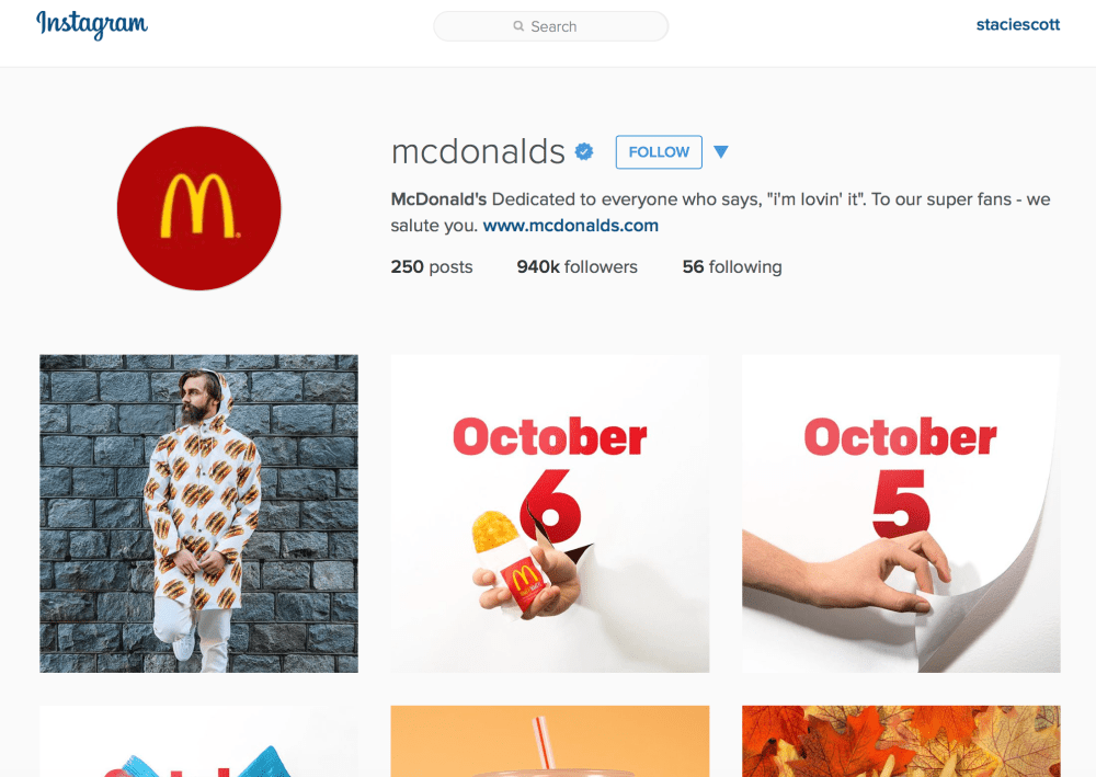 McDonalds Insta